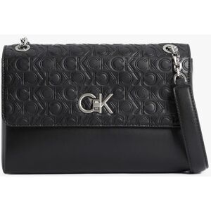 Calvin Klein Re-Lock ew Cony Crossbody Borsa a tracolla con stampe Borse a Tracolla donna Nero taglia Unica