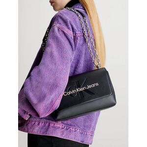 Calvin Klein Sculpted Ew Flap Conv25 Borsa donna a tracolla Borse a Tracolla donna Nero taglia Unica