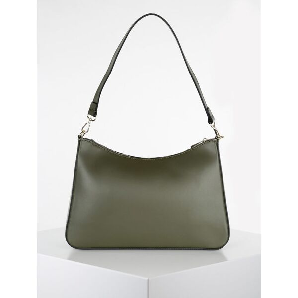 solada borsa baguette rigida in vera pelle borse in pelle donna verde taglia unica