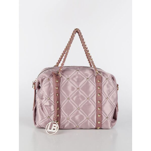 laura biagiotti borsa bauletto con borchie borse a mano donna rosa taglia unica