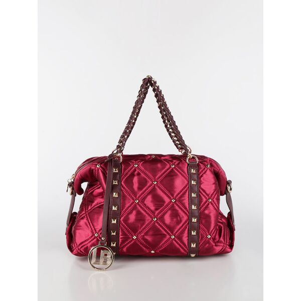 laura biagiotti borsa bauletto con borchie borse a mano donna rosso taglia unica