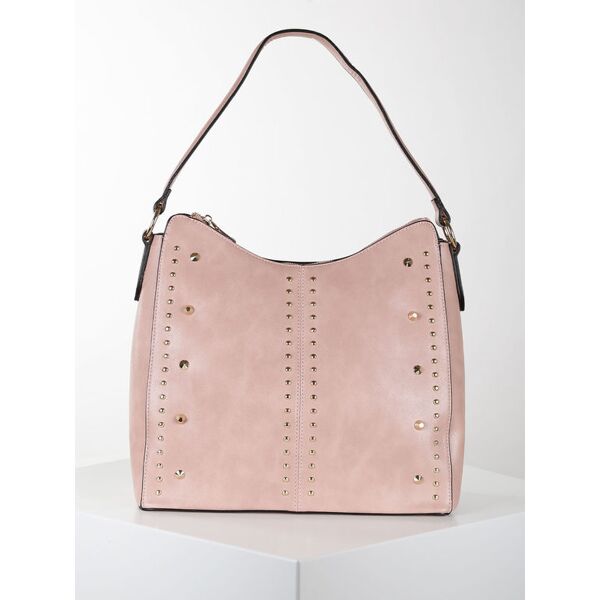 roncato borsa donna con borchie borse a spalla donna beige taglia unica