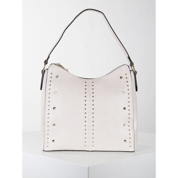 roncato borsa donna con borchie borse a spalla donna beige taglia unica