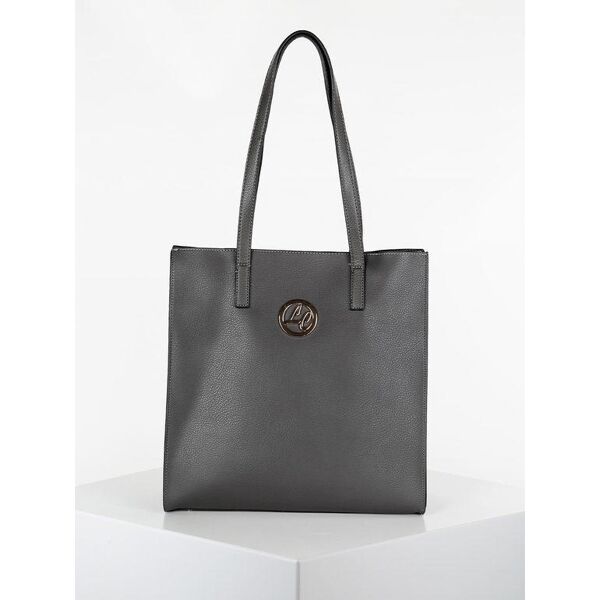 linda chiarelli borsa donna in ecopelle borse a spalla donna grigio taglia unica