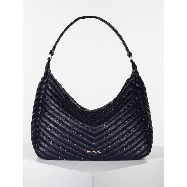 roncato borsa hobo con borchie borse a spalla donna blu taglia unica