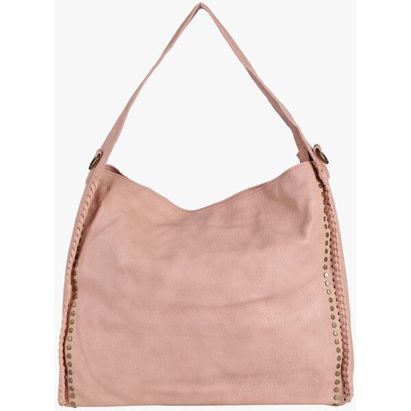 solada borsa hobo con borchie borse a spalla donna rosa taglia unica