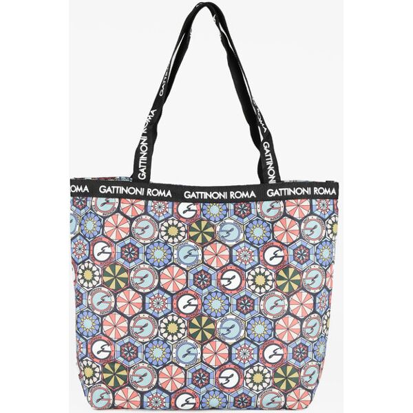 gattinoni borsa in tessuto donna con stampe borse a spalla donna multicolore taglia unica