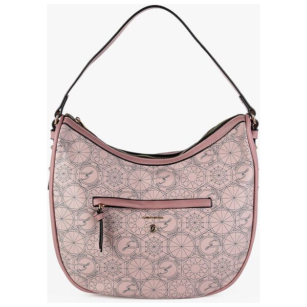 gattinoni borsa spalla con stampe borse a spalla donna rosa taglia unica