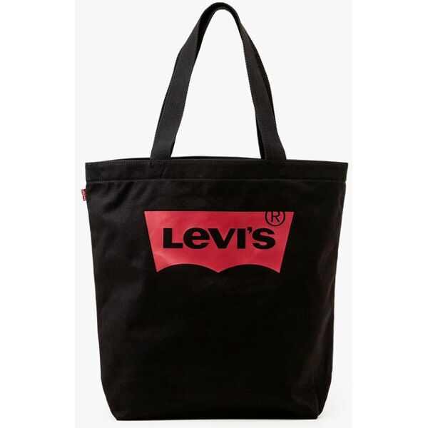 levis borsa tote con logo batwing borse a spalla donna nero taglia unica