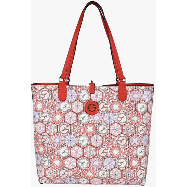 gattinoni borsa tote reversibile con pochette borse a spalla donna arancione taglia unica