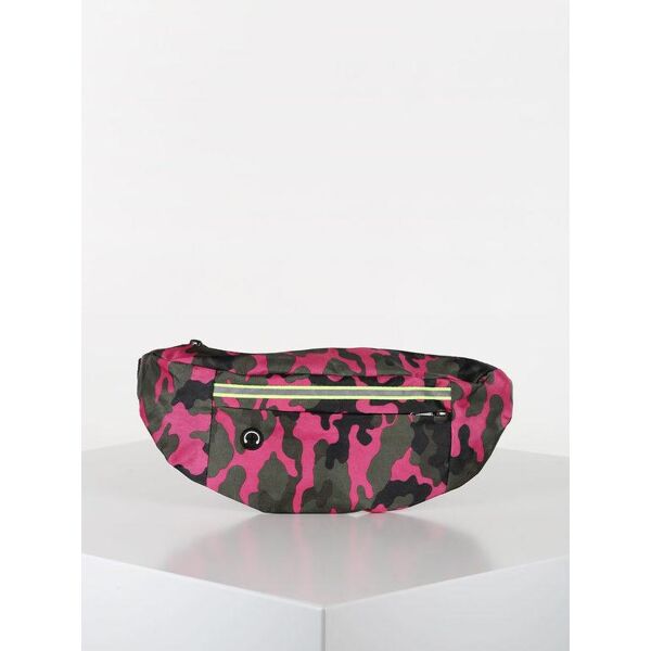 solada marsupio mimetico in tessuto marsupi unisex fucsia taglia unica