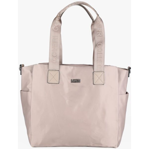 coveri maxi borsa donna in tessuto borse a spalla donna beige taglia unica