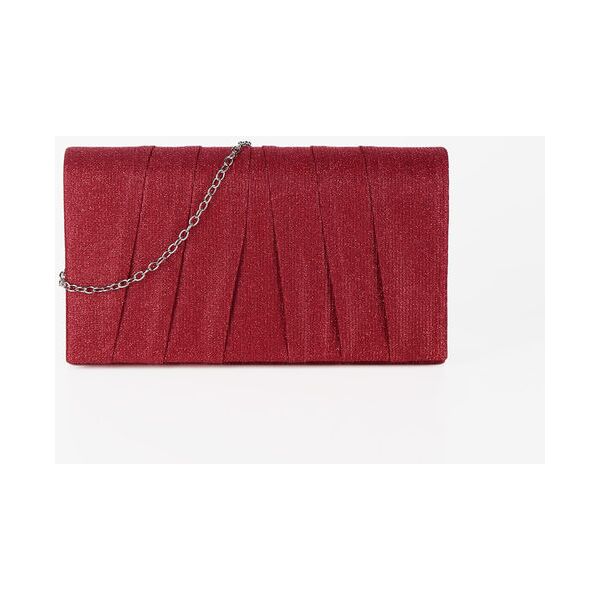 solada pochette donna rettangolare con tracolla pochette donna rosso taglia unica