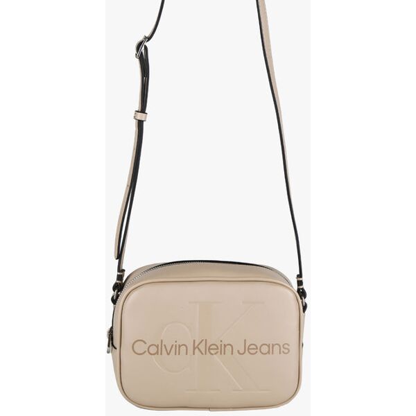 calvin klein sculpted camera bag borsetta donna a tracolla borse a tracolla donna marrone taglia unica