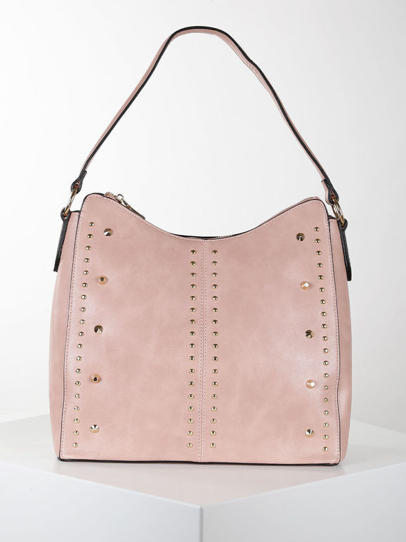 roncato borsa donna con borchie borse a spalla donna beige taglia unica