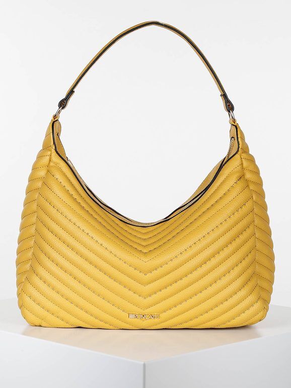 roncato borsa hobo con borchie borse a spalla donna giallo taglia unica