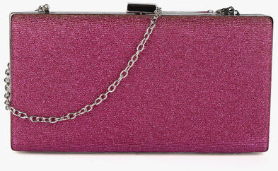 solada pochette rigida glitterata pochette donna rosso taglia unica