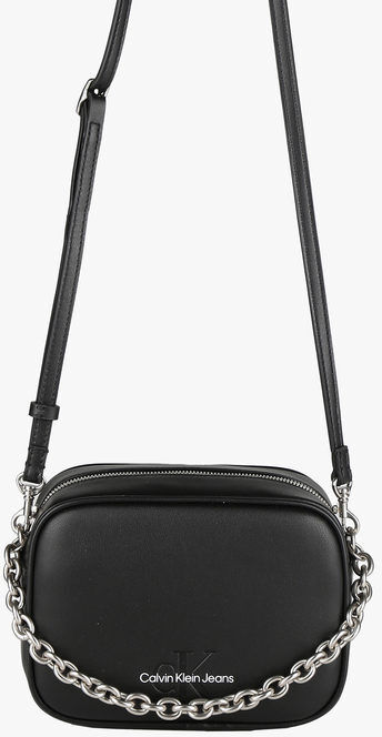 calvin klein sculpted camera bag borsetta a tracolla donna borse a tracolla donna nero taglia unica