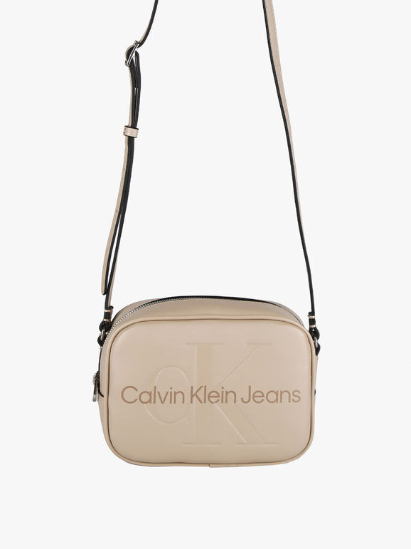 calvin klein sculpted camera bag borsetta donna a tracolla borse a tracolla donna marrone taglia unica