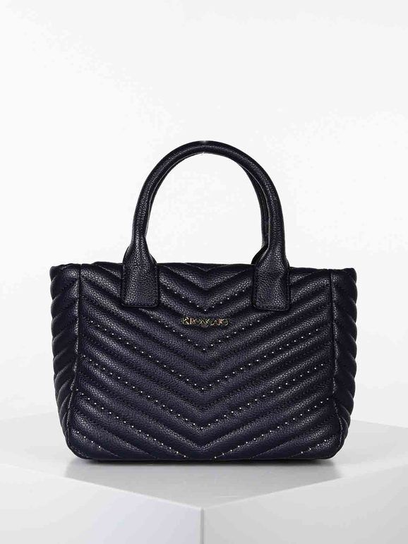 Roncato Borsa a mano con borchie Borse a Mano donna Blu taglia Unica