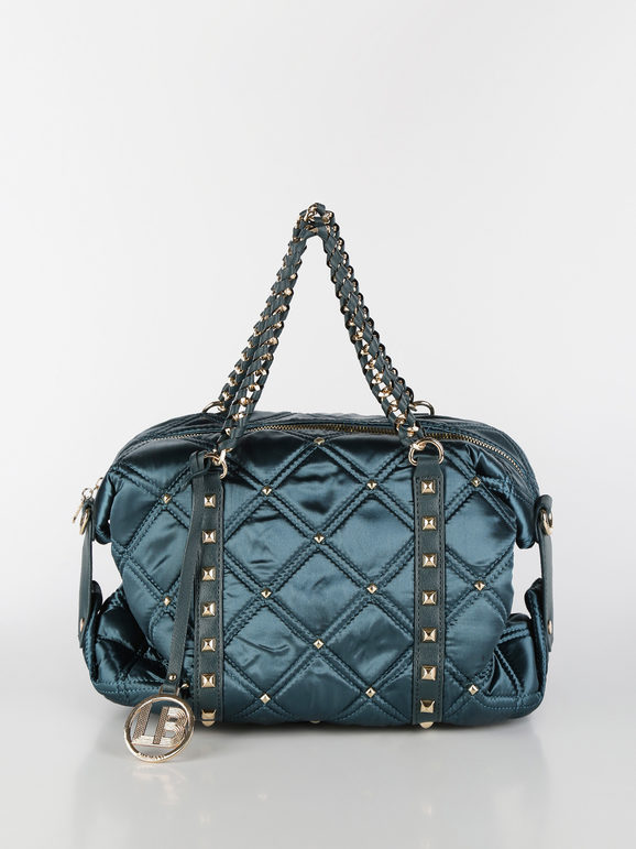 Laura Biagiotti Borsa bauletto con borchie Borse a Mano donna Verde taglia Unica