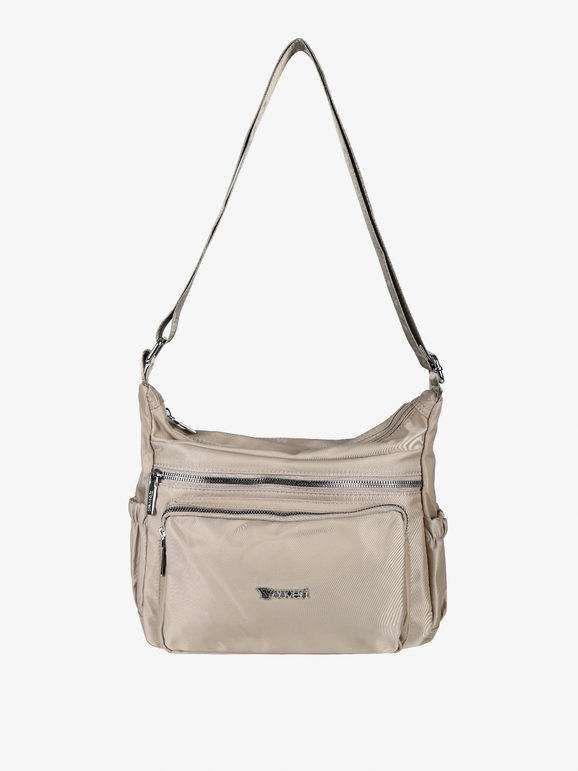 Coveri Borsa donna a tracolla in nylon Borse a Tracolla donna Beige taglia Unica