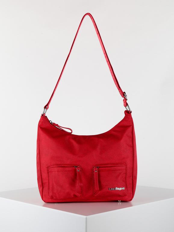 Laura Biagiotti Borsa in tessuto con tracolla Borse a Tracolla donna Rosso taglia Unica