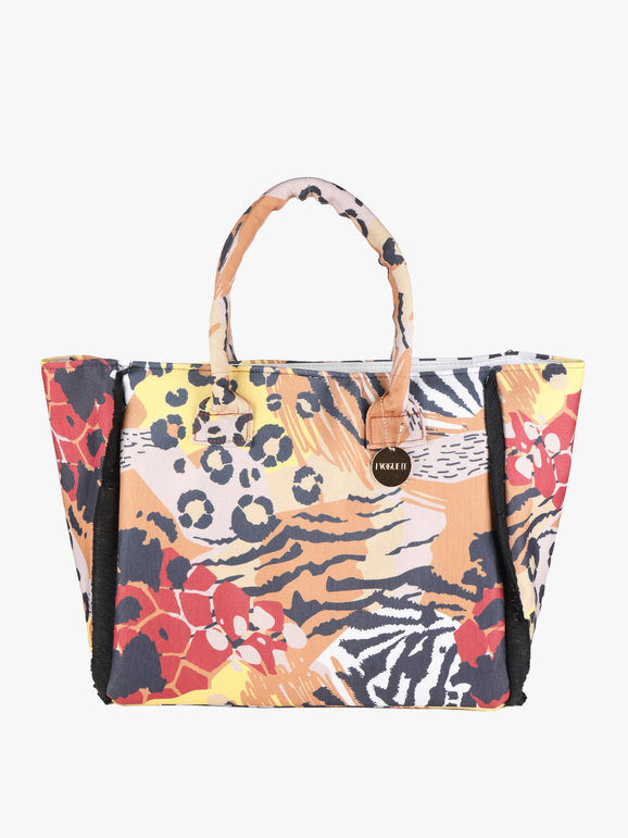 Vogue Borsa mare donna con stampa animalier Borse Mare donna Beige taglia Unica