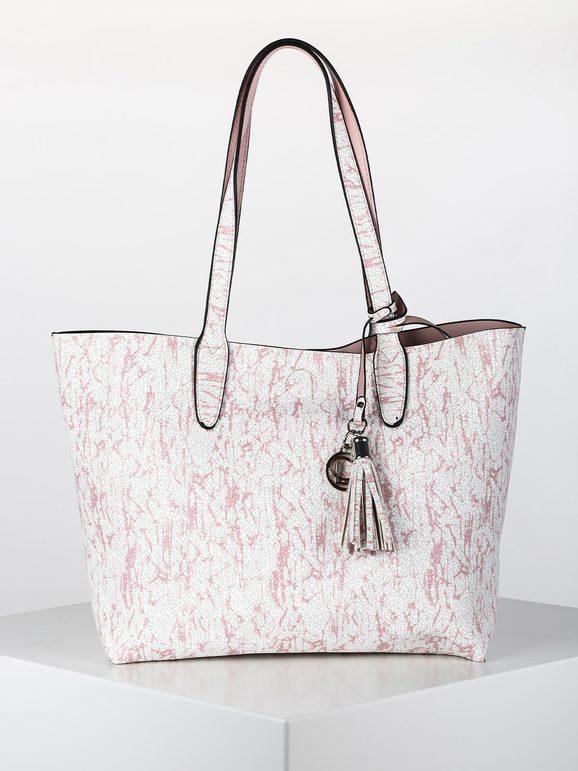 Linda Chiarelli Borsa tote in ecopelle texturizzata Borse donna Rosa taglia Unica