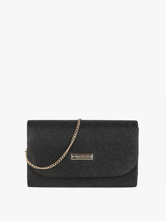 Laura Biagiotti Pochette donna glitterata Pochette donna Nero taglia Unica