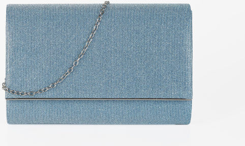 Solada Pochette elegante glitterata Pochette donna Blu taglia Unica