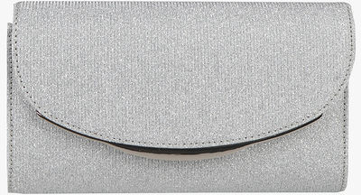 Solada Pochette rigida glitterata Pochette donna Argento taglia Unica