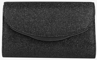 Solada Pochette rigida glitterata Pochette donna Nero taglia Unica