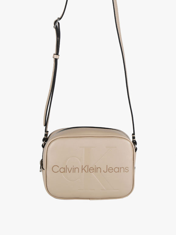 Calvin Klein SCULPTED CAMERA BAG Borsetta donna a tracolla Borse a Tracolla donna Marrone taglia Unica