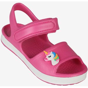 Defonseca Sandali da bambini in gomma con cintruino a strappo Sandali Bassi unisex bambino Fucsia taglia 24