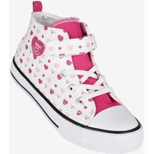 Original Marines Sneakers alte da ragazza con cuori e strappo Sneakers Alte bambina Bianco taglia 33