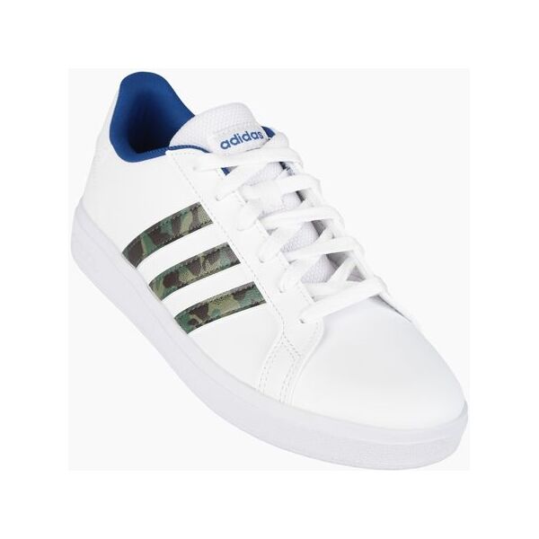 adidas grand court 2.0 k sneakers da ragazzo sneakers basse bambino bianco taglia 39