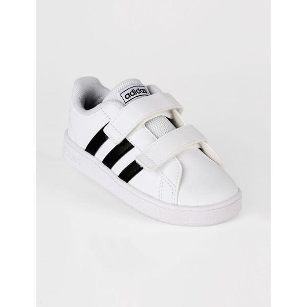 adidas grand court i sneakers basse con strappi sneakers basse unisex bambino bianco taglia 24