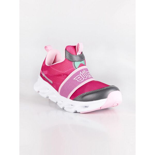 bulls scarpe bimba in tessuto con luci sneakers basse bambina fucsia taglia 30