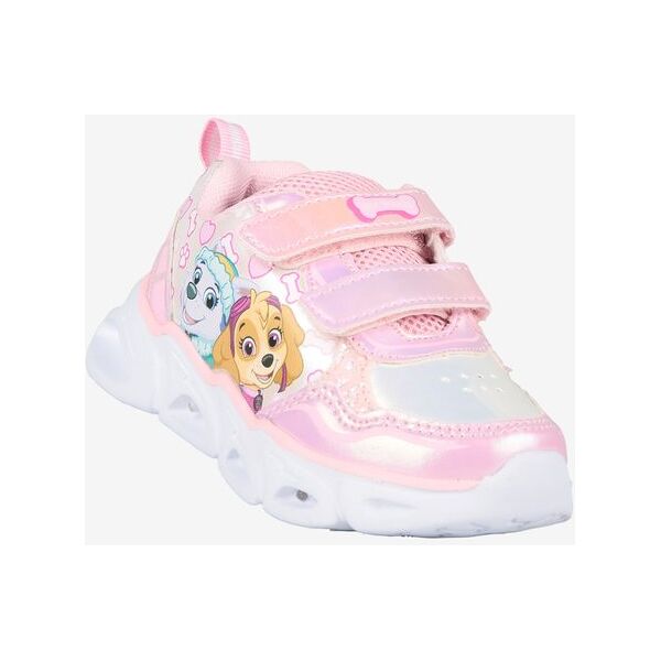 paw patrol scarpe da bambina con strappi e luci sneakers basse bambina rosa taglia 20