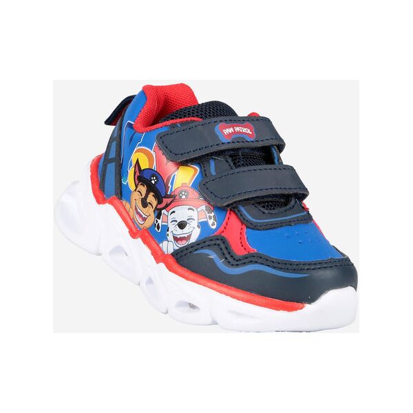 paw patrol scarpe da bambino con strappi e luci sneakers basse bambino blu taglia 22