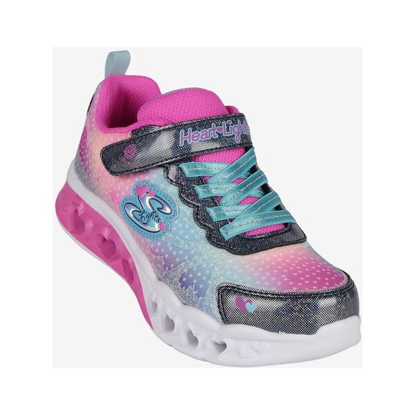 skechers simply love flitter heart lights sneakers da bambina con luci sneakers basse bambina fucsia taglia 29