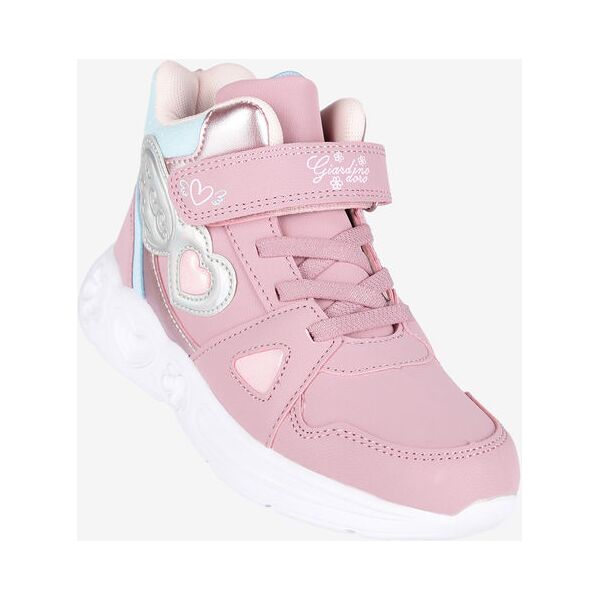 giardino d'oro sneakers alte da bambina con strappo sneakers alte bambina rosa taglia 32