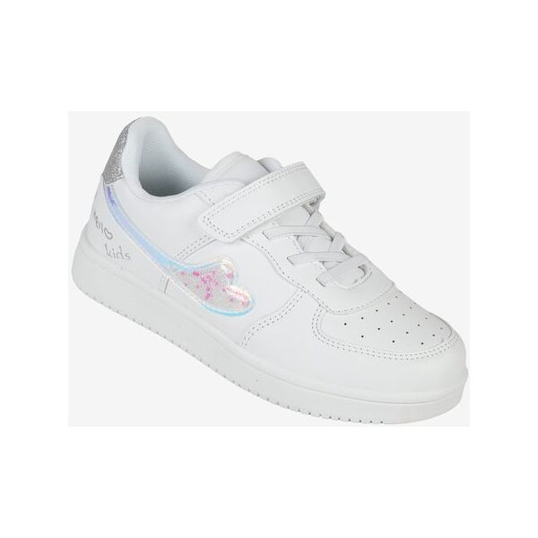 bacio & bacio sneakers da ragazza con strappo sneakers basse bambina bianco taglia 33