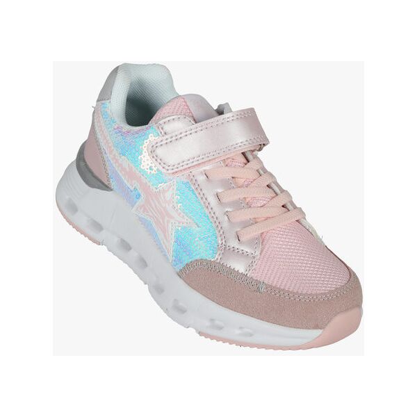 giardino d'oro sneakers da ragazza con strappo sneakers basse bambina rosa taglia 35