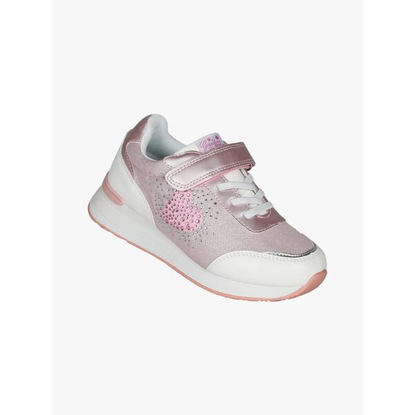 giardino d'oro sneakers da ragazza con zeppa e strass sneakers con zeppa bambina rosa taglia 35