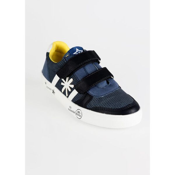 giardino d'oro sneakers ragazzo con strappi gd8005 sneakers basse bambino blu taglia 33