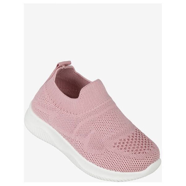 sport sneakers slip on da bambina in maglia slip on bambina rosa taglia 22