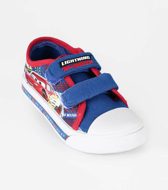 disney cars scarpe in tela bambino con strappi e luci sneakers basse bambino blu taglia 24