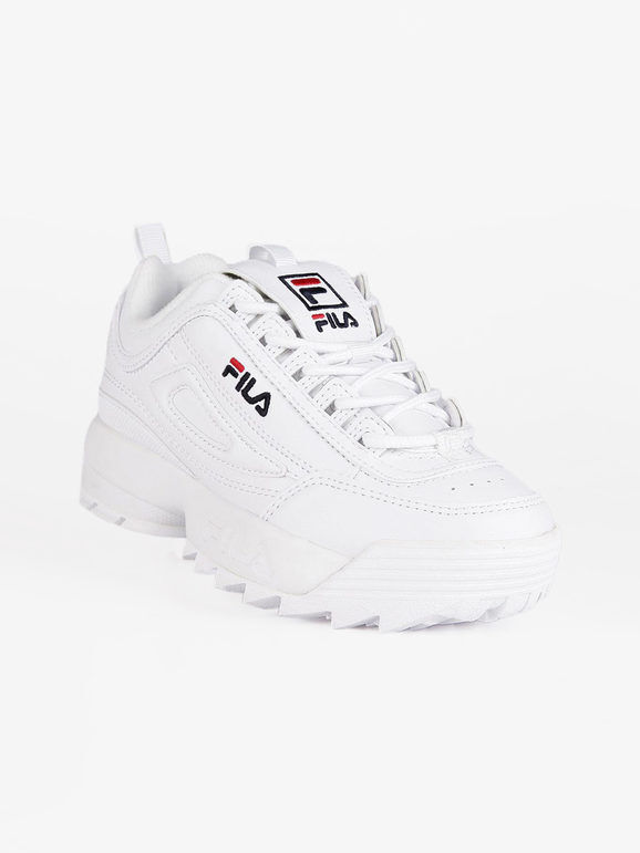 fila disruptor kids sneakers basse sneakers basse unisex bambino bianco taglia 30